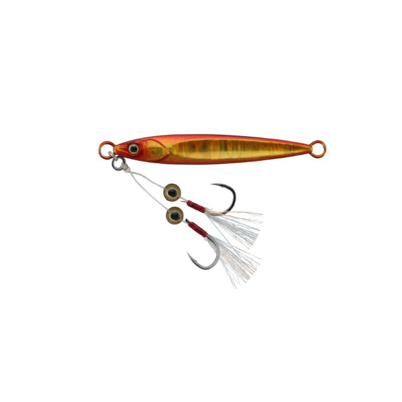 ジャッカル　ビッグバッカー FIT JIG 10g アカキン/マグマウェーブホロ