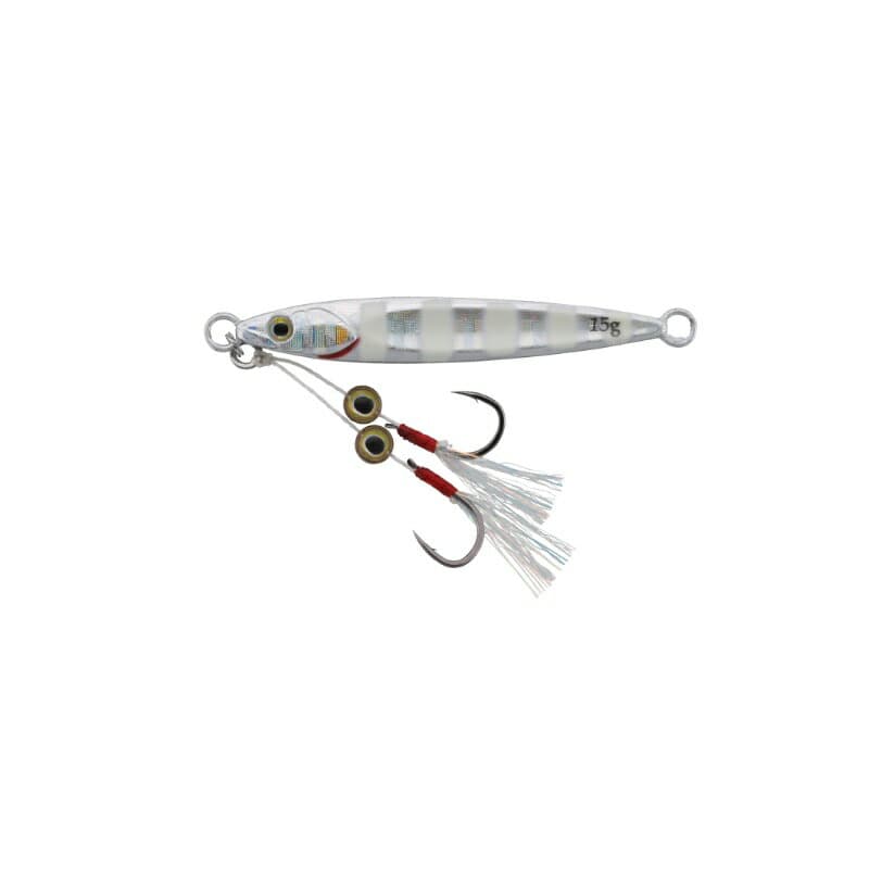 Jackall Bigbacker Fit JIG 15g Glow Stripe / Border Holo