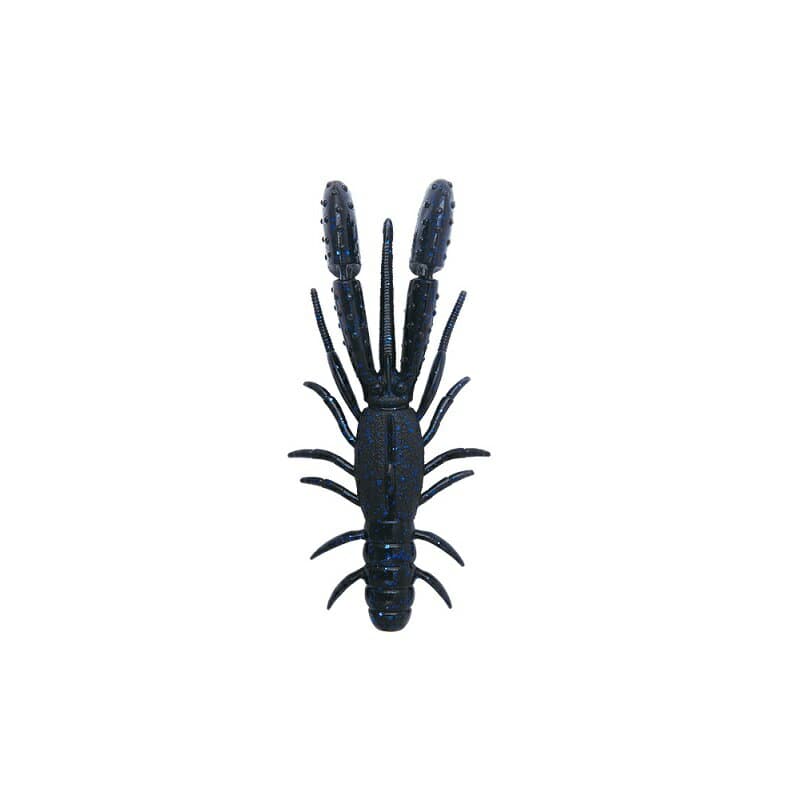Bottomup Brush Hog Baby 2.4 inch M017 Black Blue Flake