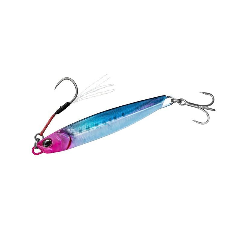 Daiwa Samurai Jig R 40g UV Real Blue Pink Iwashi