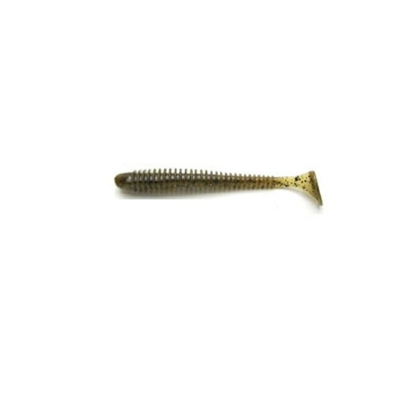 Keitech Swing Impact 3 Inch 101 Green Pumpkin Pepper