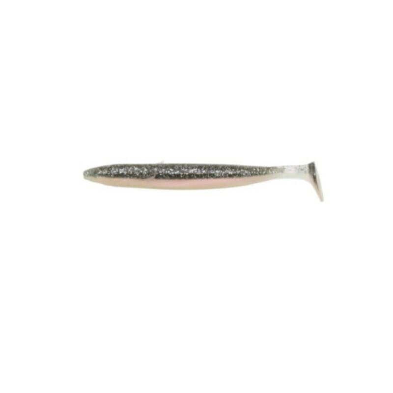 Ecogear Power Shad 4 inch 115 Pearl/Smoke Silver GLT Back