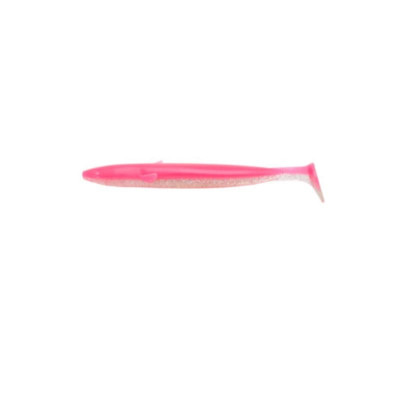 Ecogear Power Shad 4 inch 158 Super Hologram / Pink Glow (Luminous)