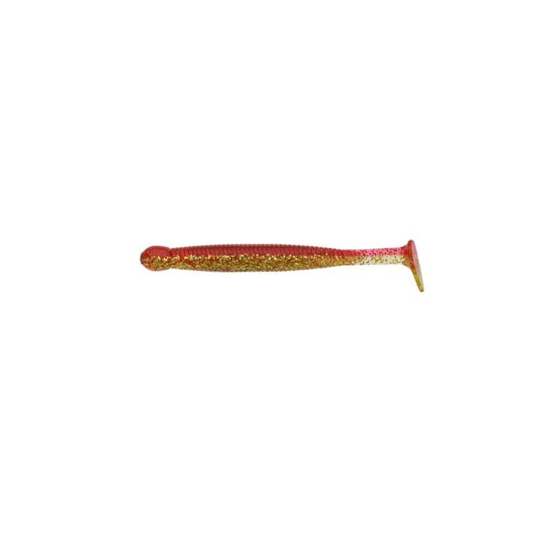 Ecogear Worm Grass Minnow L 3-1/4inch #365 Red Gold