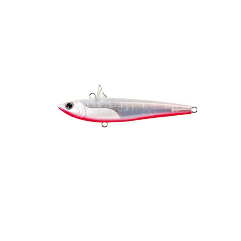 Tackle House Seabass Lure Rolling Bait 77 #P03 PP Pearl White/Redberry