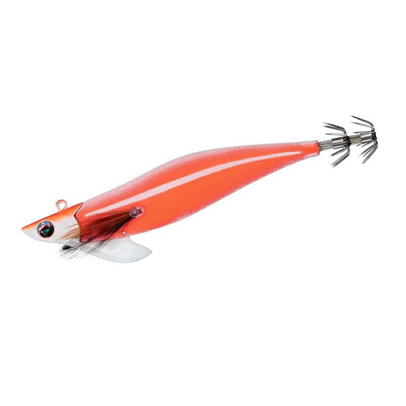 Daiwa Egi Emeraldas Boat II RV #3 (35g) Luminous - Glow Head/Orange Uribou