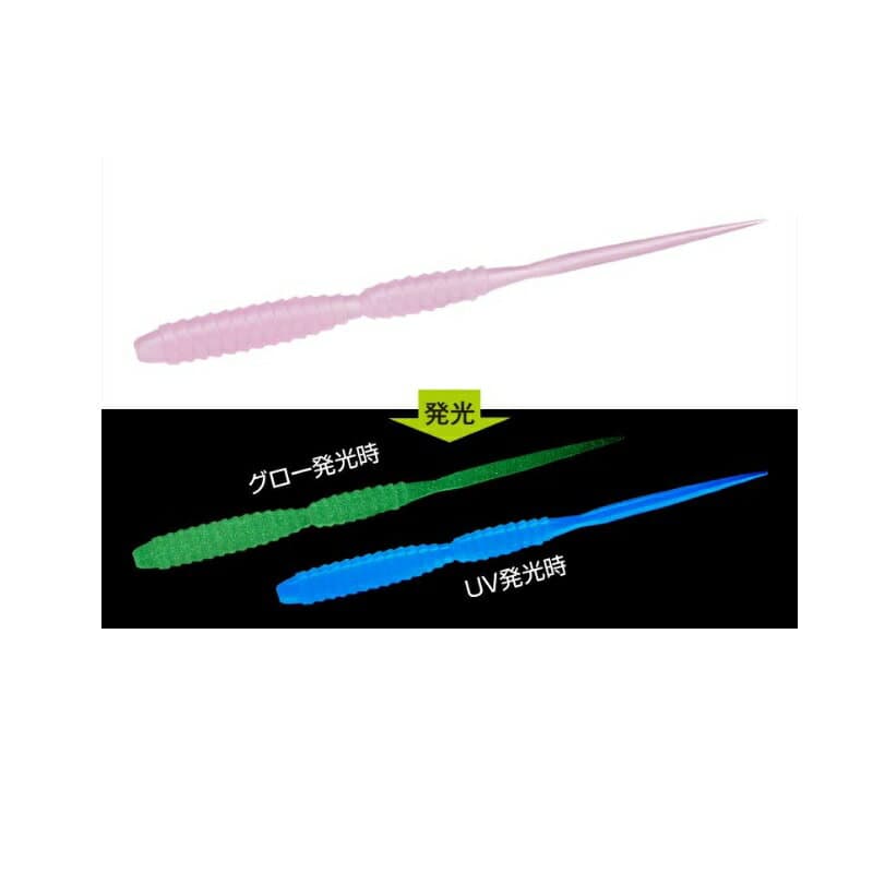 Evergreen Gimlet 2 inch #523 Clear Pink UV Glow