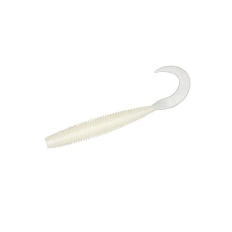Gee Crack Tai Rubber Super Curly 3 inch #S311 White Pearl Glow