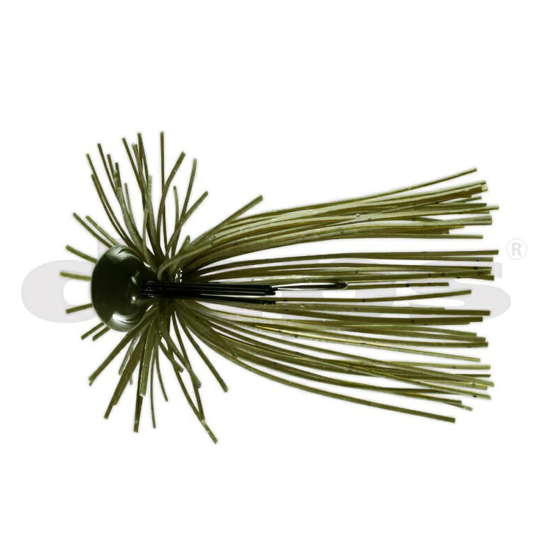 Deps Clinghead Jig 5/8oz #53 Green Pumpkin Seed