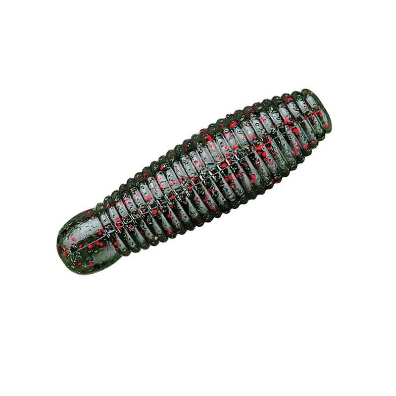 Gary Yamamoto Imograb 90 #208 WM/Black & Red Flake