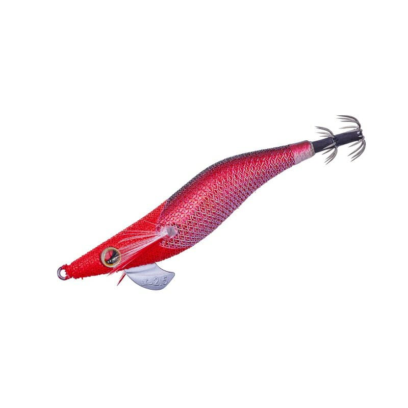 Gamakatsu 80-609 Speed Metal Egi Dropper 2.5 #5 Red Head/Deep Red