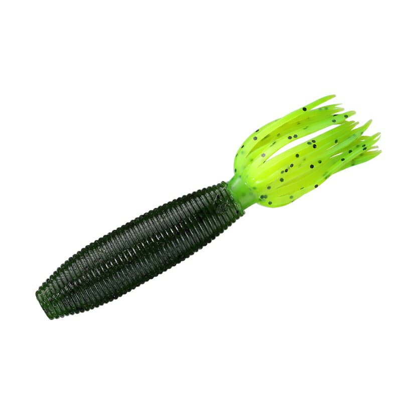 Smith Gary Yamamoto Fat Ika 8pcs Watermelon Chartreuse