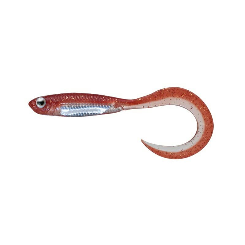 フィッシュアロー　フラッシュ-J カーリー 2インチ SW #138 カキオレンジ/シルバー　【釣具　釣り具】