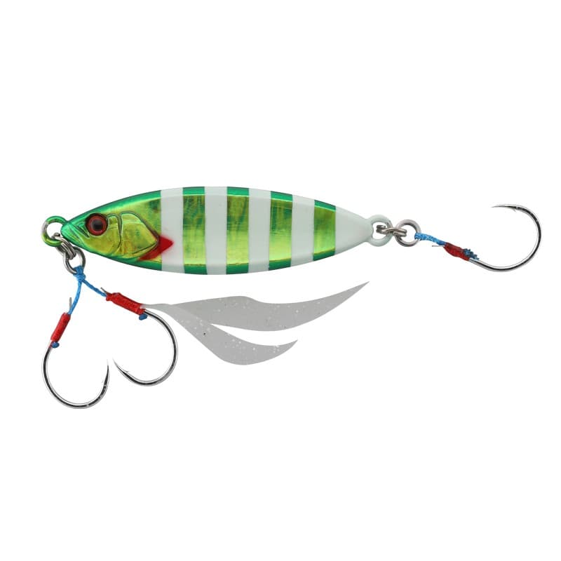 Jackall Metal Jig Flag Trap Leaf 80g GurikinGlow Stripe/Magma Wave Holo