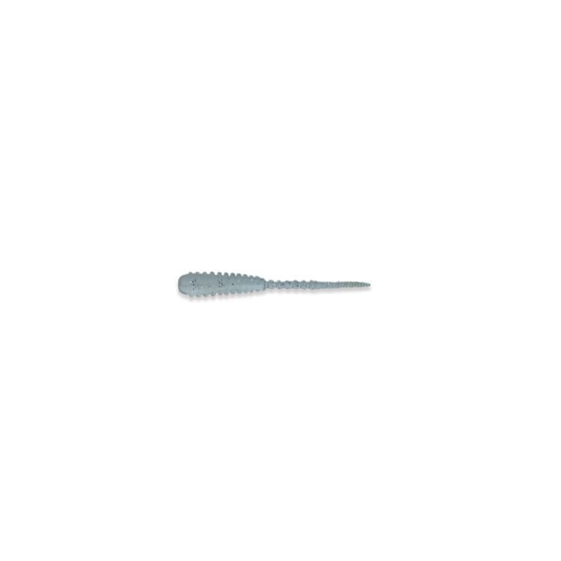 Ecogear Worm Aji Shokunin Aji Must 1.8inch-FAT #017 Clear/Silver Flk