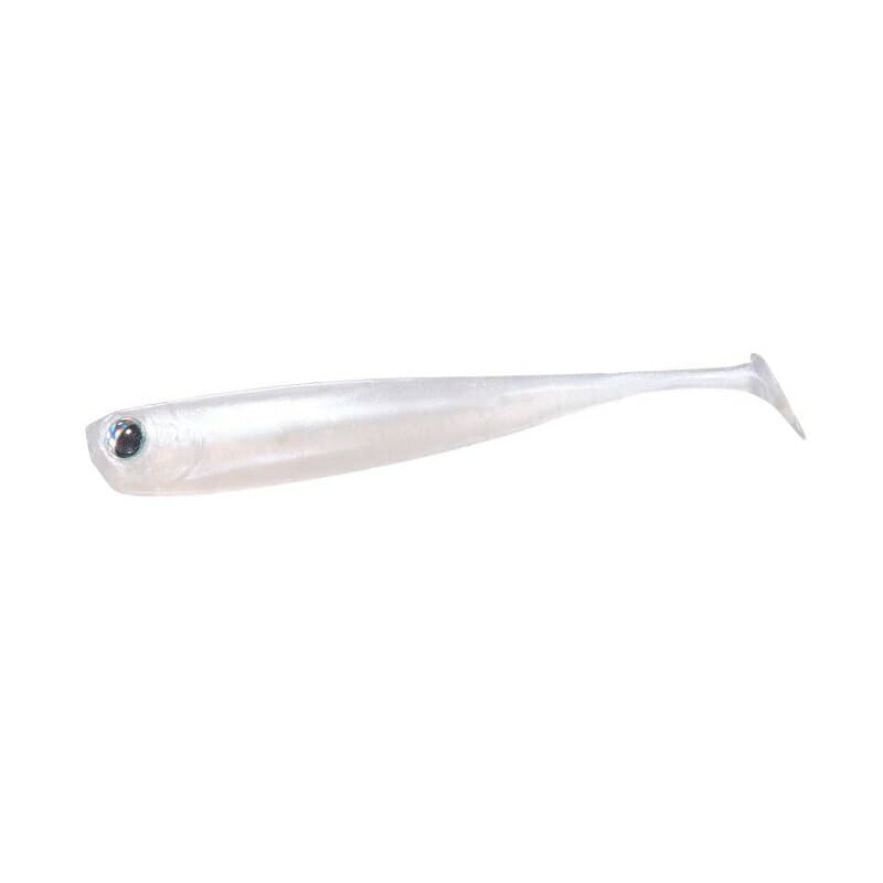 Daiwa Gekkabijin Chibi Shad 2.0inch Clear Pearl Dot Glow