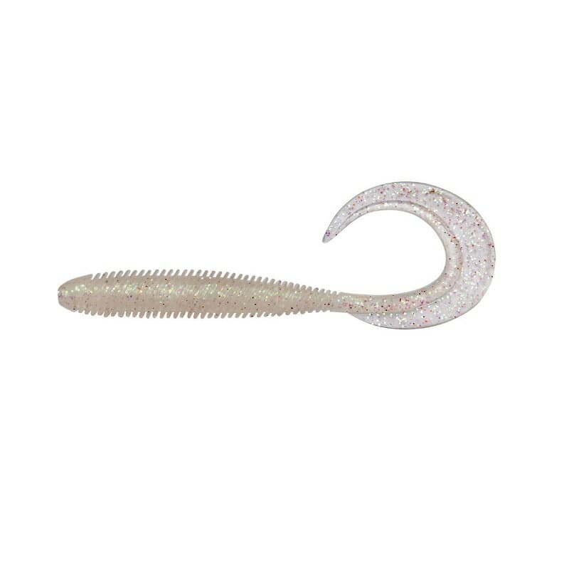 Megabass Kemuri Curly 4.5 inch #Clear Holo