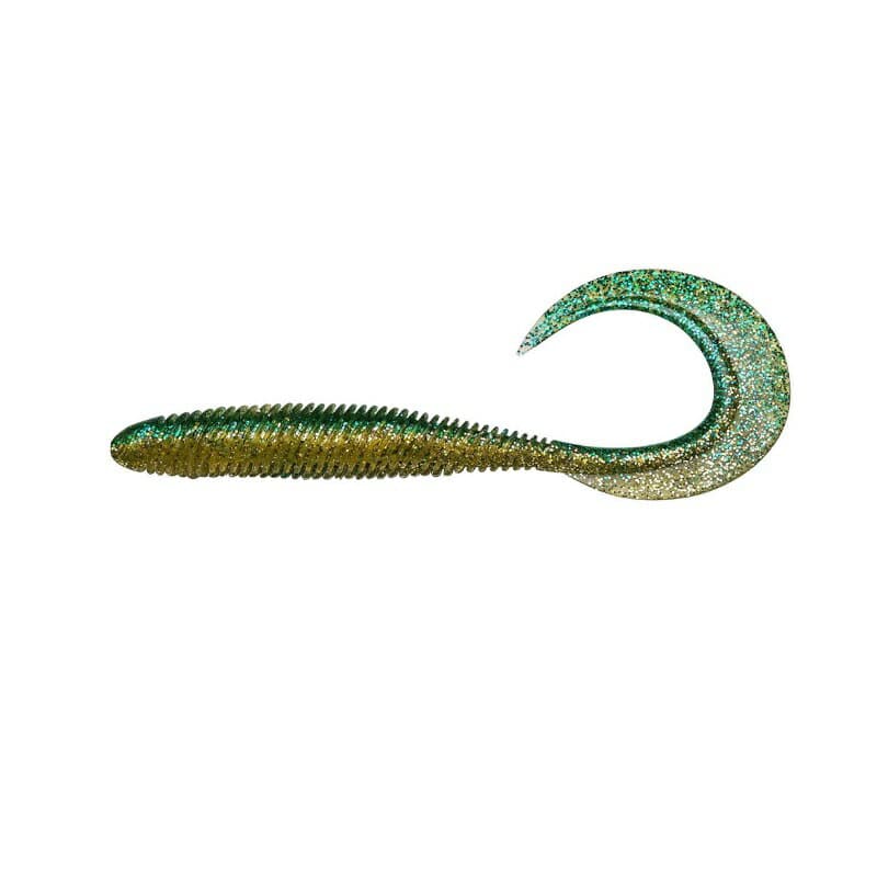 Megabass Kemuri Curly 4.5 inch #Green Gold