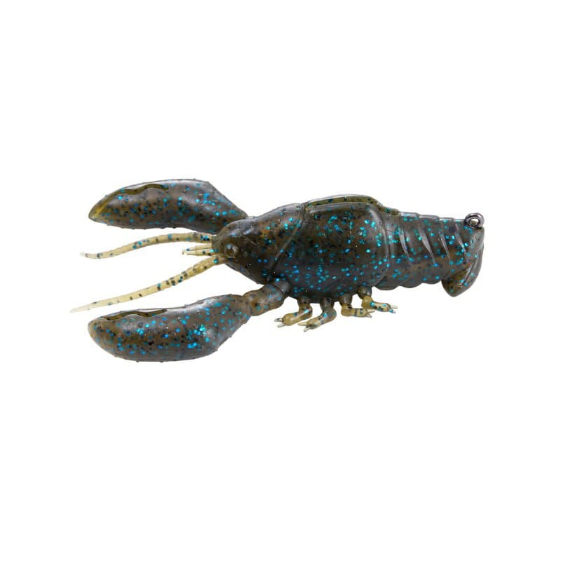 Megabass Sleeper Craw 3 inch 5/8 oz Green Pumpkin Blue
