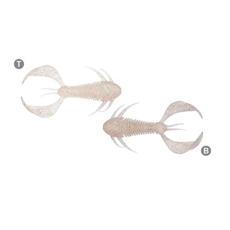 Megabass Rock Hog 2 inch Clear Holo