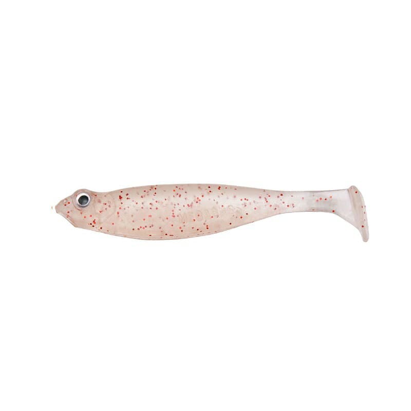 Megabass Hazedong Shad SW 4.2 inch Clear/Red Flake