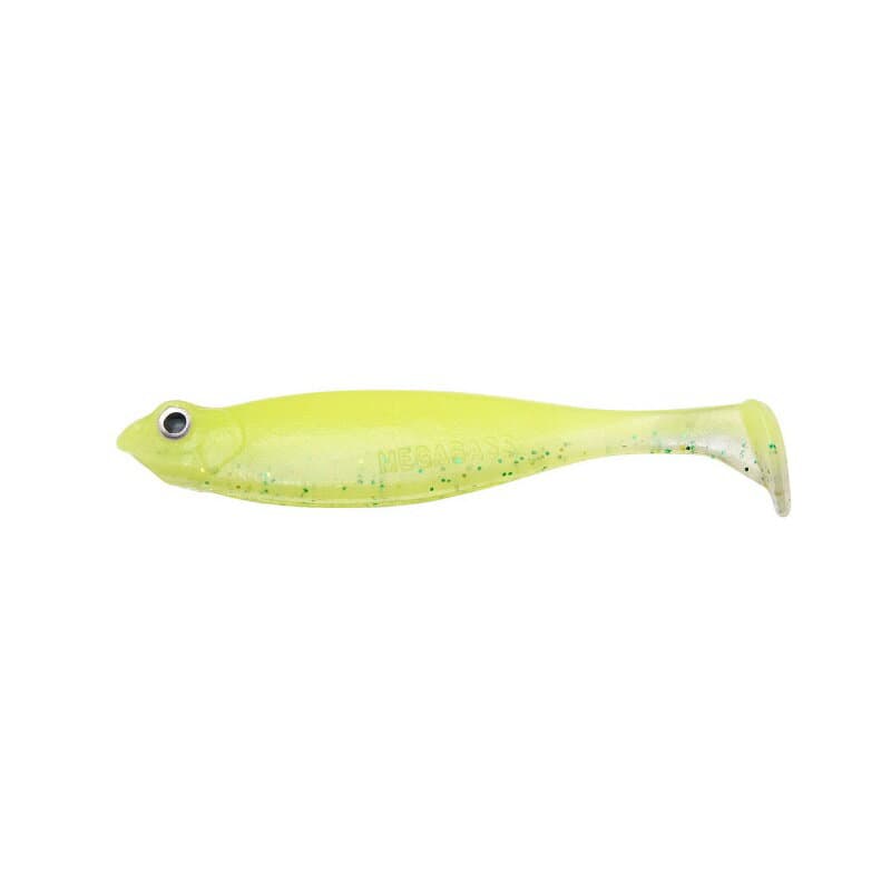 Megabass Hazedong Shad SW 4.2 inch Glow Chart Lime