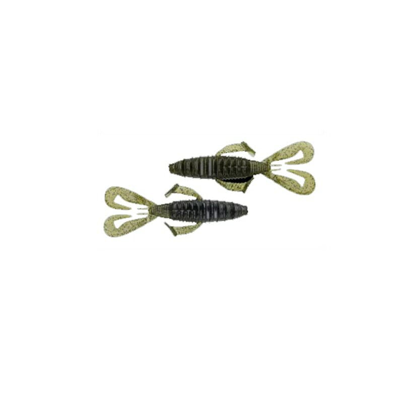 Nories Front Flapper Curly 4 inch #512 Reservoir Shrimp