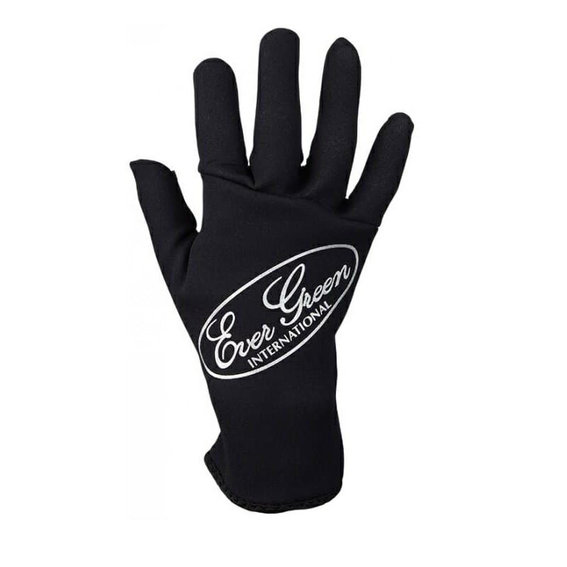 Evergreen EG Winter Glove (3 Finger Cut) M #Black/Silver Logo