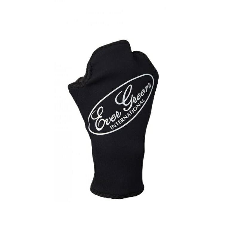 Evergreen EG Winter Gloves (Fingerless) LL - Black/Silver Logo