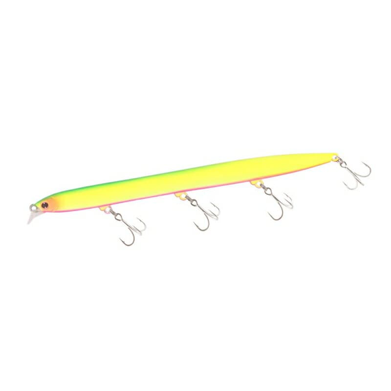 Daiwa Morethan Hisoka 150F-SSR Matte Lime Chart Pink Berry