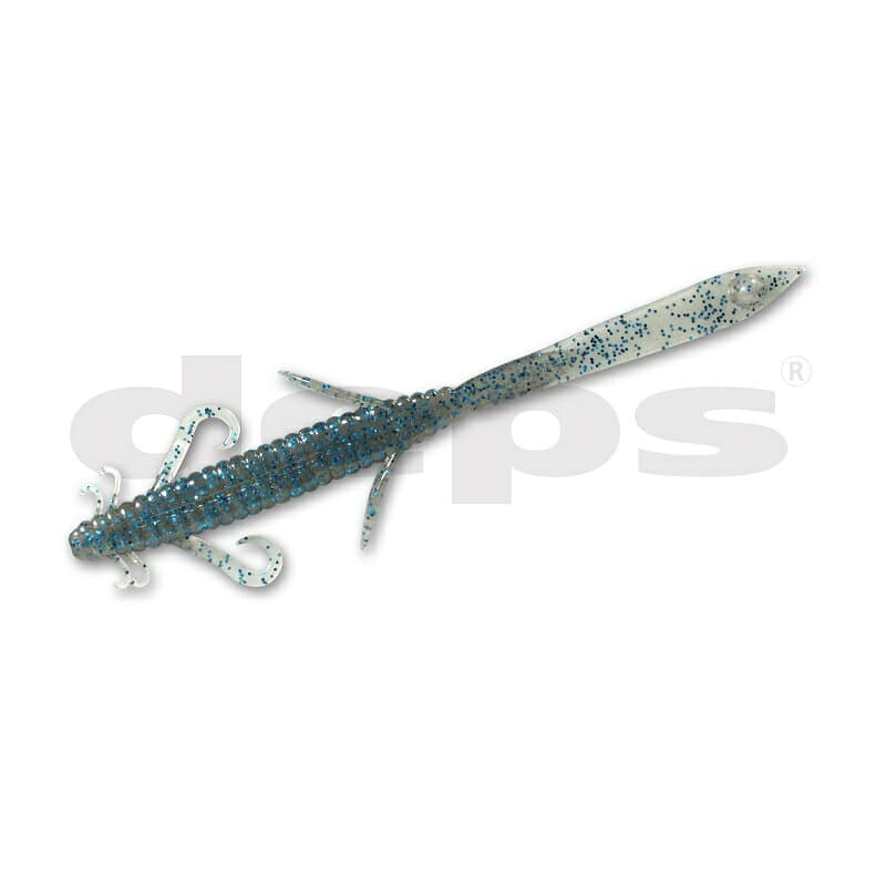 Deps Death Adder Lizard 8 inch #05 Smoke/Blue Flake