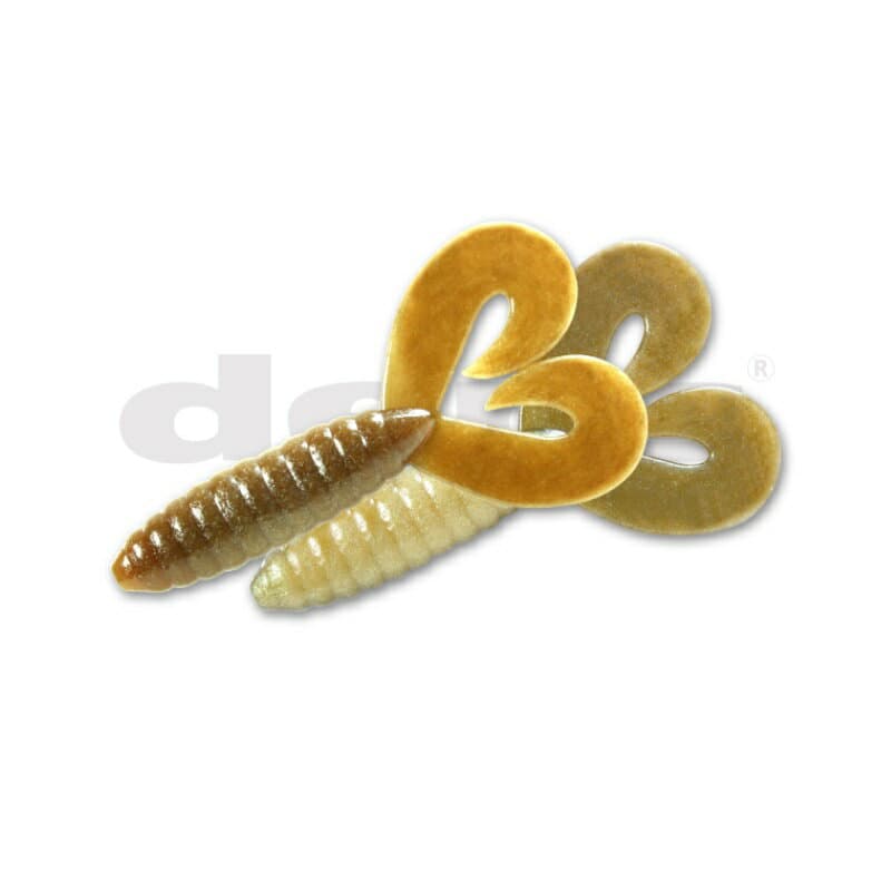 Deps Death Adder Grub Twin-Tail 4.5 inch #19 Dead Shad