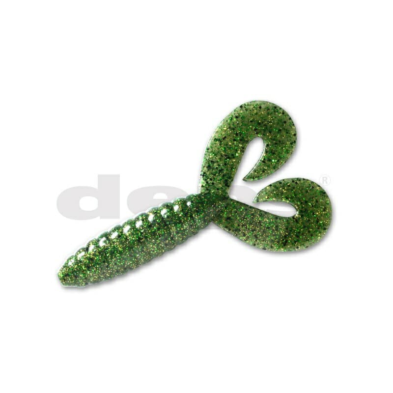 Deps Death Adder Grub Twin-Tail 4.5 inch #40 Baby Bass