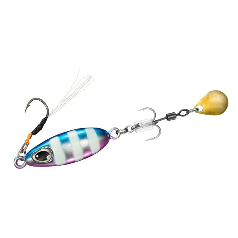 Daiwa Teardro Spin 7g Blue Pink Zebra