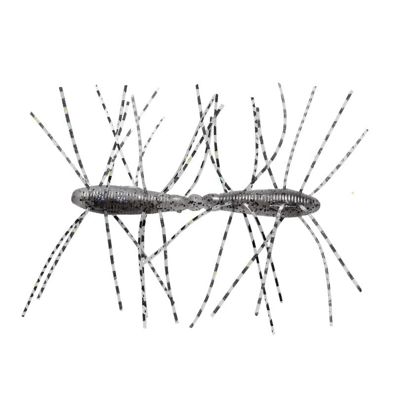 Tiemco Worm Creepy Egg Rubber 34T #242 Electric Shad