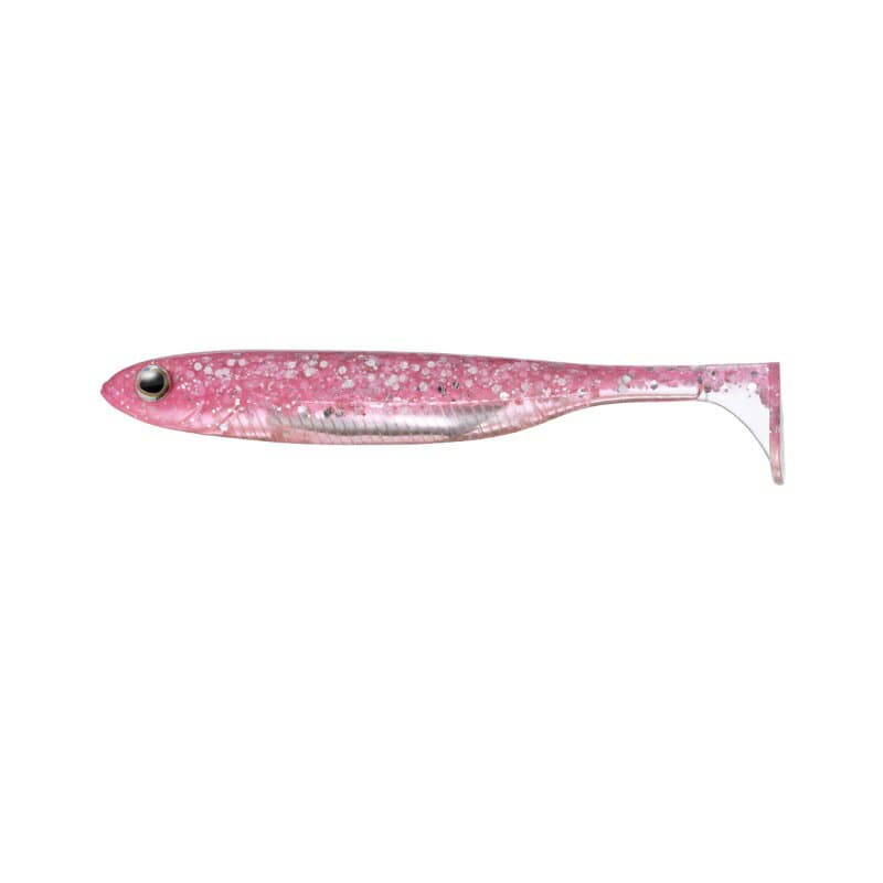 Fish Arrow Flash-J Shad 4 inch Plus SW #117 Glow Pink/Silver