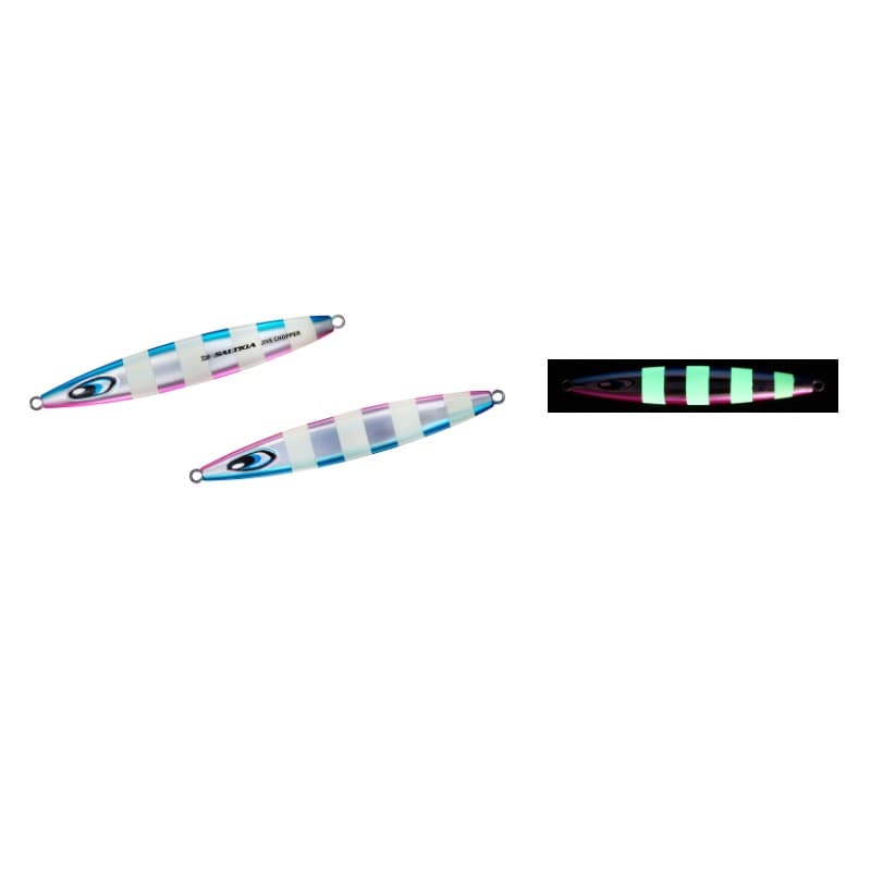 Daiwa Saltiga Jive Chopper 150g ML Blue Pink Zebra Glow