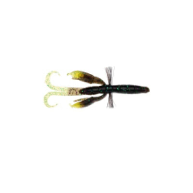Bait Breath BYS CRAW 3.5 inch B33 Green Pumpkin Candy/Chartreuse
