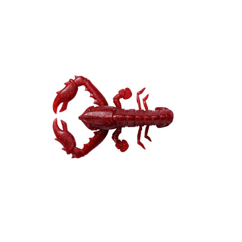 Megabass TACO-LE Soft Bait Red/Red Flake