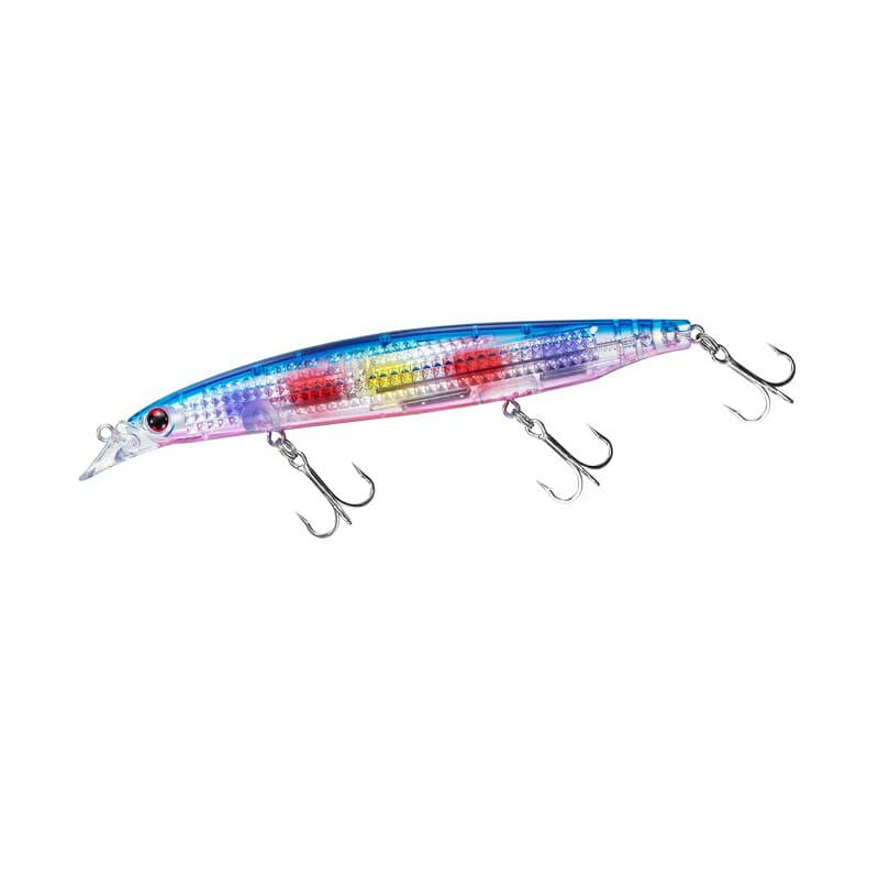 Daiwa Seabass Lure Shoreline Shiner-Z Vertice R Laser Impact 125S LI Blue Pink Marble