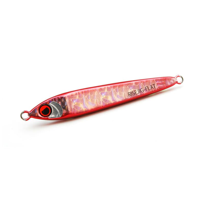 Rise Japan Rise Jig Flat 125g RJ12 Side Red Zebra Glow