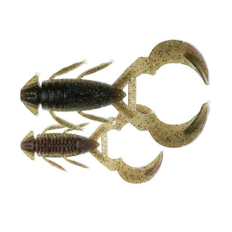 Imakatsu Worm Bushido 4inch #S-331 Castaic/Red Green Glitter