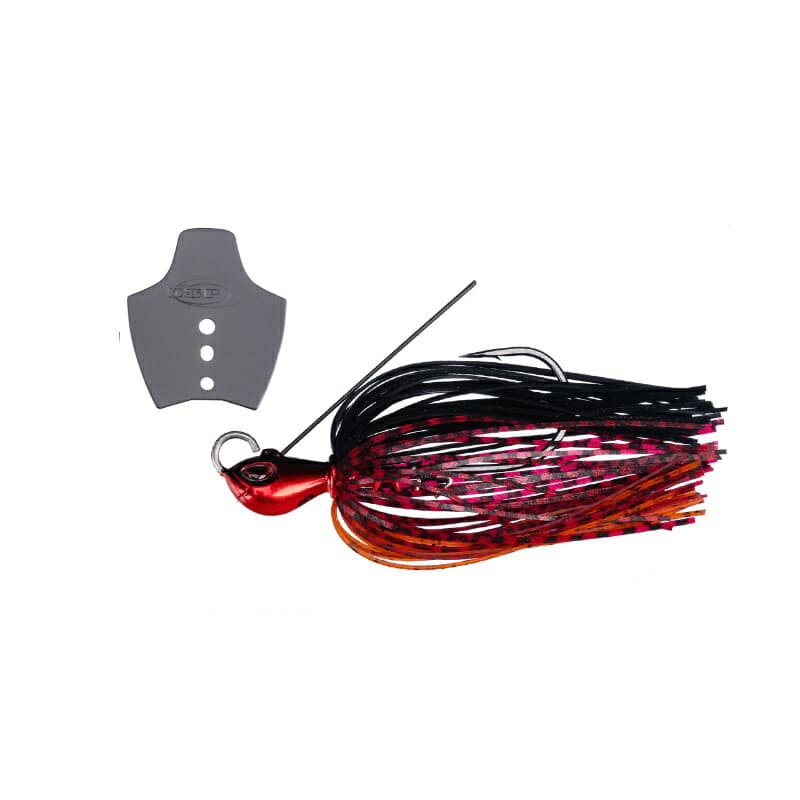 OSP Metal Blade Jig 3/8oz BJ57 Red Black