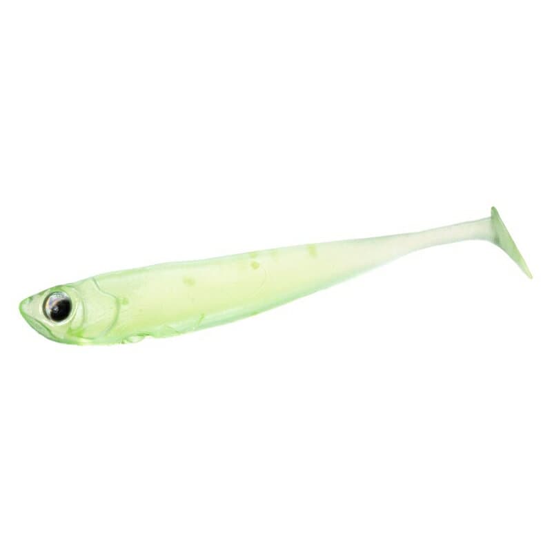 Daiwa Gekkabijin Chibi Shad 2.0inch Clear Chart Dot Glow