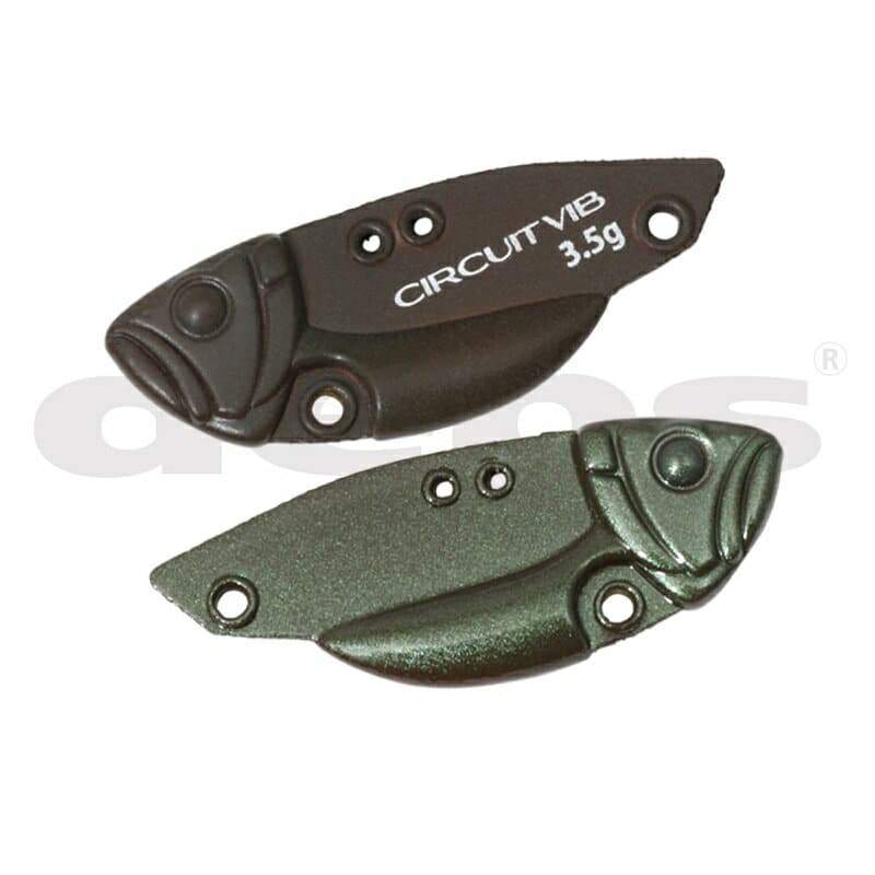 Deps Trout Plug Circuit Vib Trout model 3.5g #04 M Chocolate/Green Brown