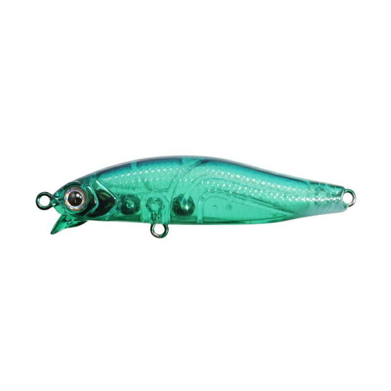 Issei Umitaro Ame Minnow 48SR-SF #014 Kabura Green Tail Glow