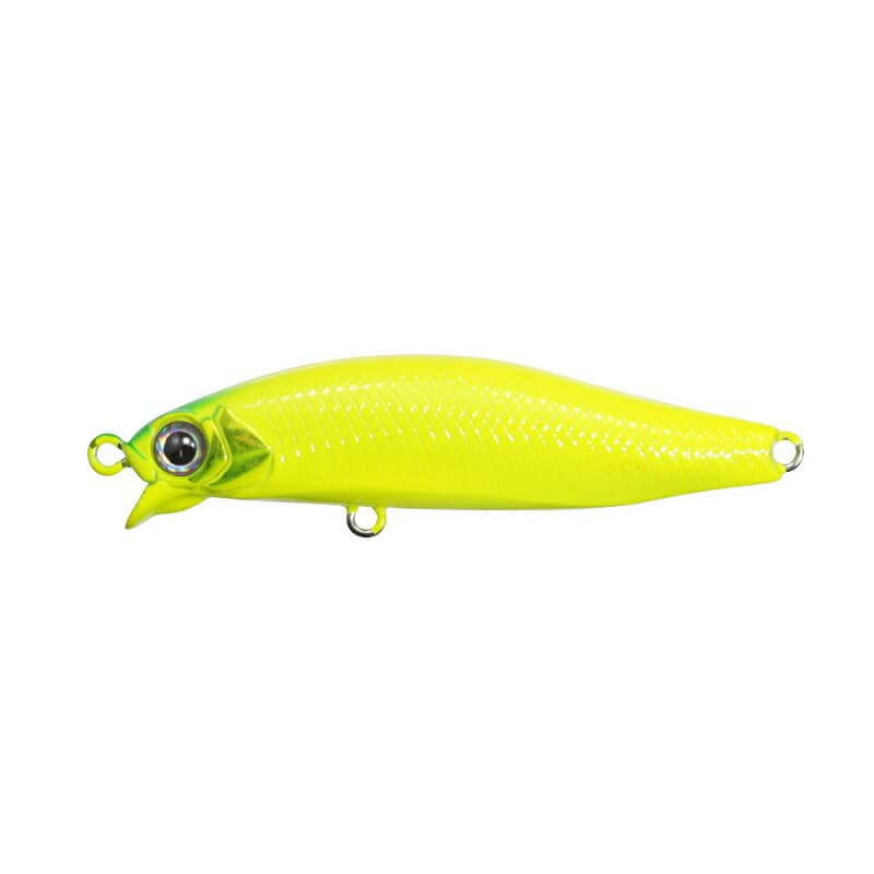 Issei SW Lure Umitaro Ame Minnow 48MR-SS #012 Solid Lime Chart