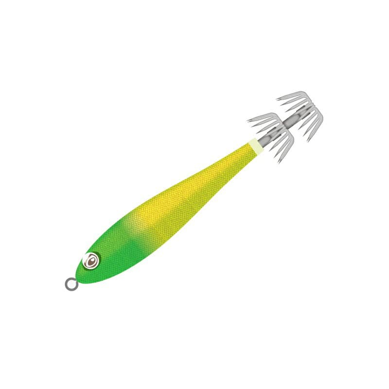 Kizakura Egi-bow Diamond Metal 30 02 Glow Lime Chart