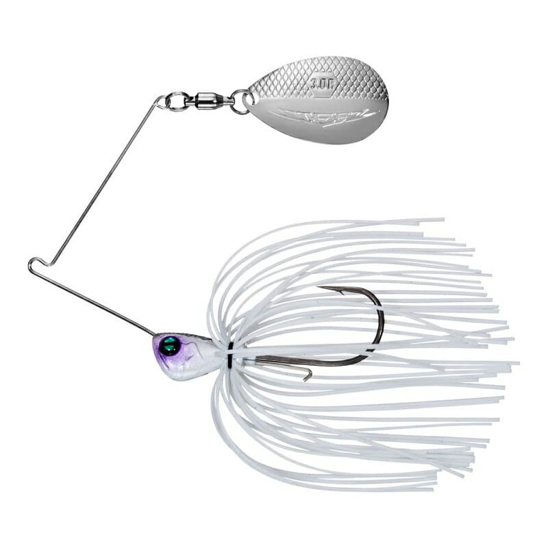 Daiwa Spinnerbait Steez Igla 3/16oz Type Indiana Silver White