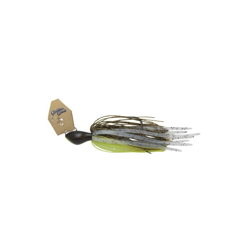 Imakatsu Bass Lure Rainbow Blade 3/8oz #MS-229 Green Pumpkin Chart G